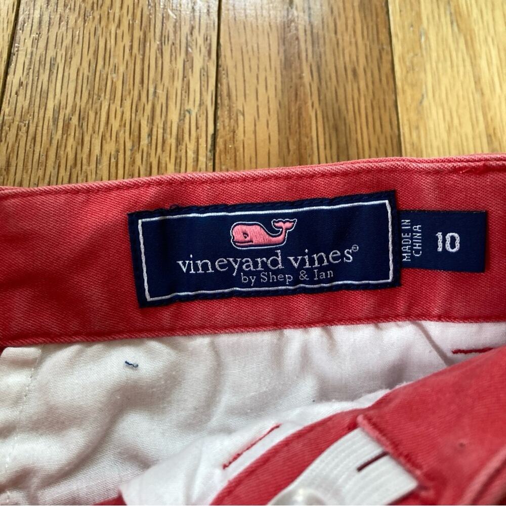 Vineyard Vines Breaker Chinos Boys Size 10 Nantucket Red - Picture 5 of 10